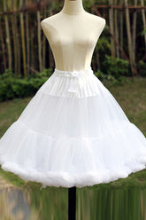 White Cotton Super Fluffy Violence Soft Candy Sweet Lolita Petticoat Skirt
